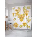 Шторка для ванной комнаты JoyArty sc_19958 200x180см цвет оранжевый медный