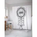 Шторка для ванной комнаты JoyArty sc_20236 200x180см цвет серый серебристый