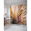 Шторка для ванной комнаты JoyArty sc_36780 200х180см цвет красный
