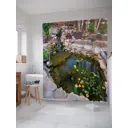 Шторка для ванной комнаты JoyArty sc_2396 200x180см цвет зеленый
