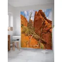 Шторка для ванной комнаты JoyArty sc_20755 200x180см цвет коричневый