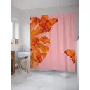 Шторка для ванной комнаты JoyArty sc_28492 200x180см цвет оранжевый медный