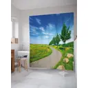 Шторка для ванной комнаты JoyArty sc_37613 200x180см цвет зеленый