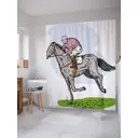 Шторка для ванной комнаты JoyArty sc_29416 200x180см цвет серый серебристый