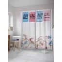 Шторка для ванной комнаты JoyArty sc_35116 200x180см цвет синий
