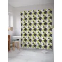 Шторка для ванной комнаты JoyArty sc_30714 200x180см цвет черный