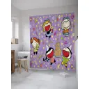 Шторка для ванной комнаты JoyArty sc_34421 200x180см цвет коричневый