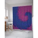 Шторка для ванной комнаты JoyArty sc_20007 200x180см цвет черный