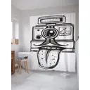 Шторка для ванной комнаты JoyArty sc_37234 200x180см цвет серый серебристый