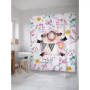 Шторка для ванной комнаты JoyArty sc_30513 200x180см цвет розовый