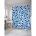 Шторка для ванной комнаты JoyArty sc_27901 200x180см цвет синий
