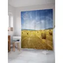 Шторка для ванной комнаты JoyArty sc_9966 200x180см цвет синий