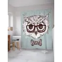 Шторка для ванной комнаты JoyArty sc_32511 200x180см цвет синий