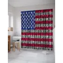 Шторка для ванной комнаты JoyArty sc_20729 200х180см цвет синий