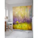 Шторка для ванной комнаты JoyArty sc_21131 200x180см цвет фиолетовый
