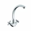 Двухвентильный смеситель Gappo G4145 24.7 см цвет хром