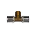 Тройник Frankische с наружной резьбой латунь alpex-duo 20x2.0 - 1/2 НР - 20x2.0