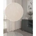 Тюль на шторной ленте Дождик 300x260 цвет бежевый