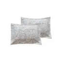 Комплект наволочек DeNastia Зебра 50x70 см хлопок и полиэстер цвет серый