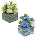 Композиция из искусственных цветов 30x26x33 см 2 вида 758160