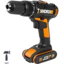 Дрель-шуруповерт аккумуляторная ударная Worx WX371.3, 20 В Li-ion 2x1.5 Ач