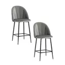 Барный стул Stool Group 49x100x54 цвет серый
