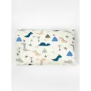 Наволочка AmaroBaby Little dino 50x70 см, хлопок, 1шт, цвет бежевый