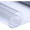 Скатерть жидкое стекло Crystal прямоугольная 100х140 см 0.8 мм прозрачная