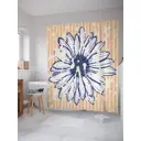 Шторка для ванной комнаты JoyArty sc_2957 200x180см цвет оранжевый медный