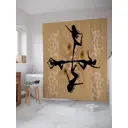 Шторка для ванной комнаты JoyArty sc_9704 200x180см цвет коричневый