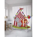 Шторка для ванной комнаты JoyArty sc_9510 200x180см цвет красный