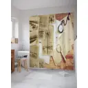 Шторка для ванной комнаты JoyArty sc_3546 200x180см цвет коричневый