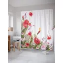 Шторка для ванной комнаты JoyArty sc_4455 200x180см цвет красный