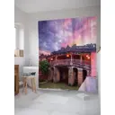 Шторка для ванной комнаты JoyArty sc_2691 200x180см цвет фиолетовый