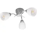 Люстра потолочная JLIGHT TINA 3 лампы 18 м², цвет хром