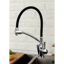Смеситель для кухни Gappo 84701 19.5 см цвет черный, хром