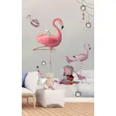 Фотообои флизелиновые Bartonwall 200x270 см Животные Фламинго