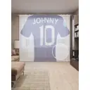 Тюль на шторной ленте Футболка Джонни 10 310х265 см цвет фиолетовый