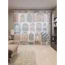 Тюль на шторной ленте Мир дверей 310х265 см цвет коричневый