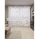 Тюль на шторной ленте Парижское окружение 310х265 см цвет розовый