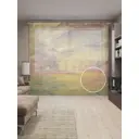 Тюль на шторной ленте Небесные рисунки 310х265 см рисунок природный цвет коричневый