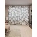 Тюль на шторной ленте Запас мячей 310х265 см цвет оранжевый