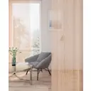 Тюль на шторной ленте Дождик 400x240 см рисунок полоски цвет абрикосовый