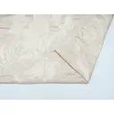 Штора на шторной ленте Розы 200x270 см рисунок растительный цвет экрю