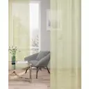 Тюль на шторной ленте Лен снежок 300x250 см цвет фисташковый