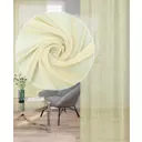Тюль на шторной ленте Лен снежок 500x250 см цвет фисташковый