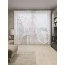 Тюль на шторной ленте Принцесса на белом коне 310х265 см цвет розовый