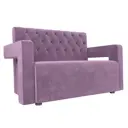 Диван прямой Лига Диванов Рамос 140x88x75 см микровельвет цвет сиреневый