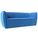 Диван прямой Лига Диванов Бергамо 203x80x67 см велюр цвет голубой
