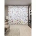 Тюль на шторной ленте Joyarty Привлекательный узор 310х265 см цвет оранжевый